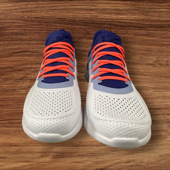 Men’s Athletic Propulsion Labs APL TECHLOOM TRACER Purple & White Sneakers, 7.5. - Picture 2 of 11